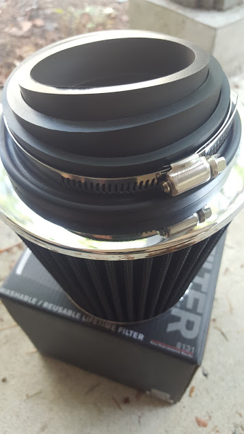 Filter with mounting rings