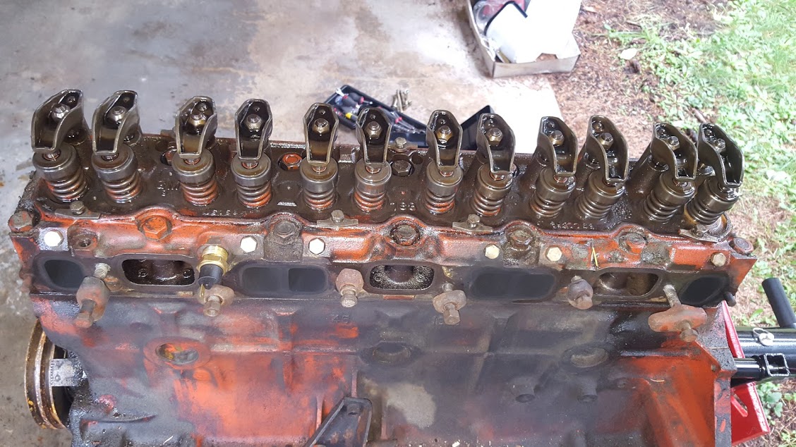 Turbo Camaro head and valve train pre-rebuild
