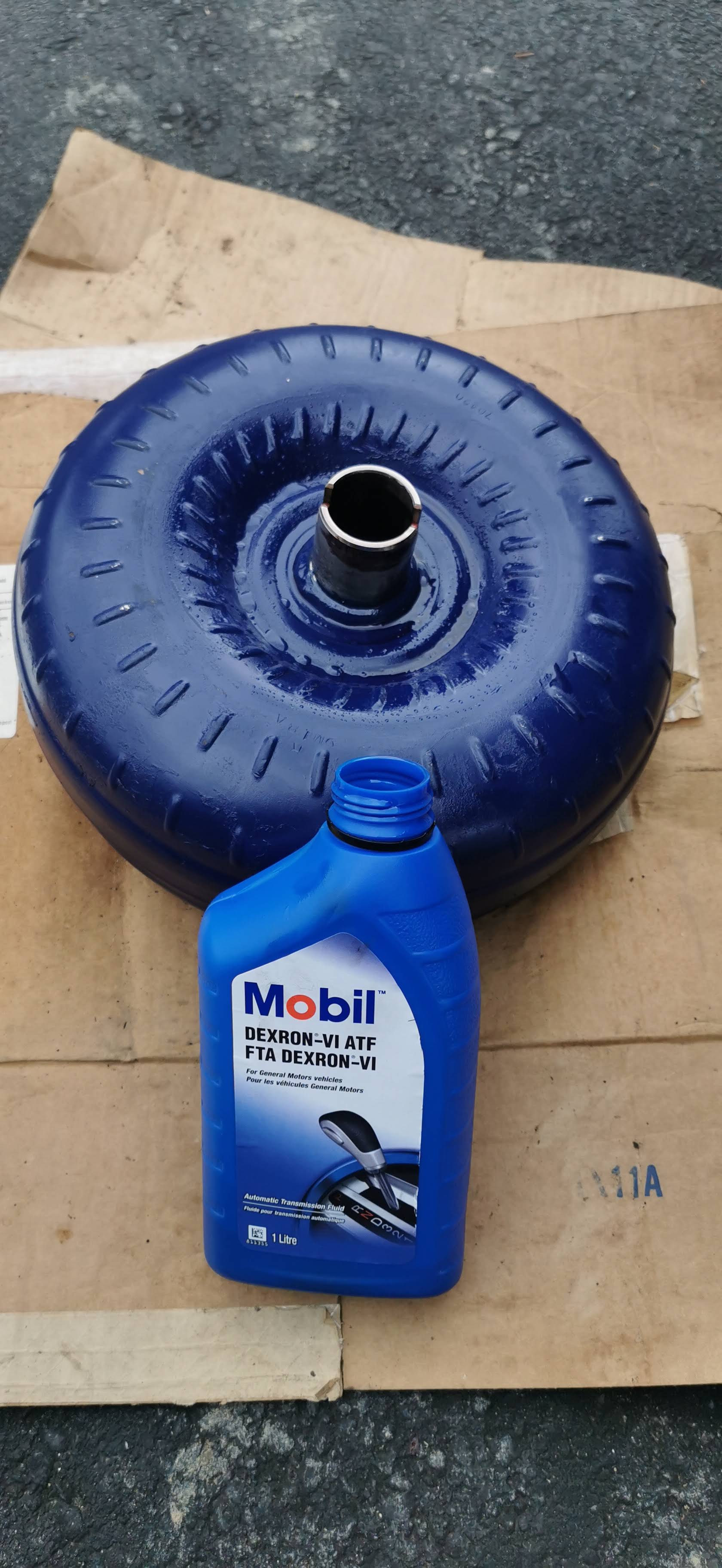 Filling the torque converter